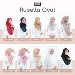 Rusella Hijab Oval