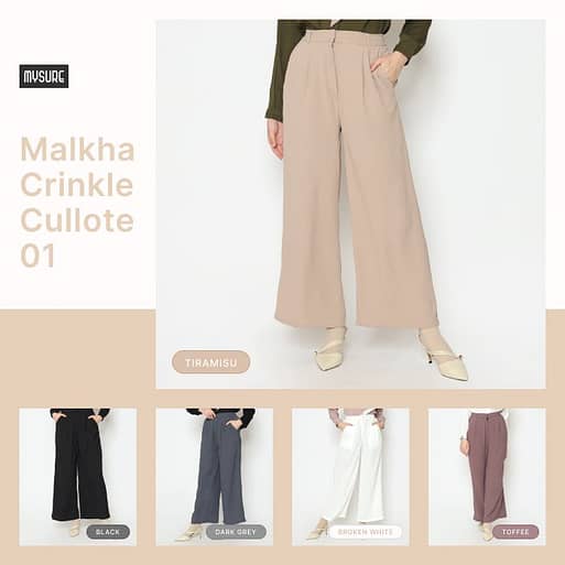 Malkha Crinkle Cullote 01